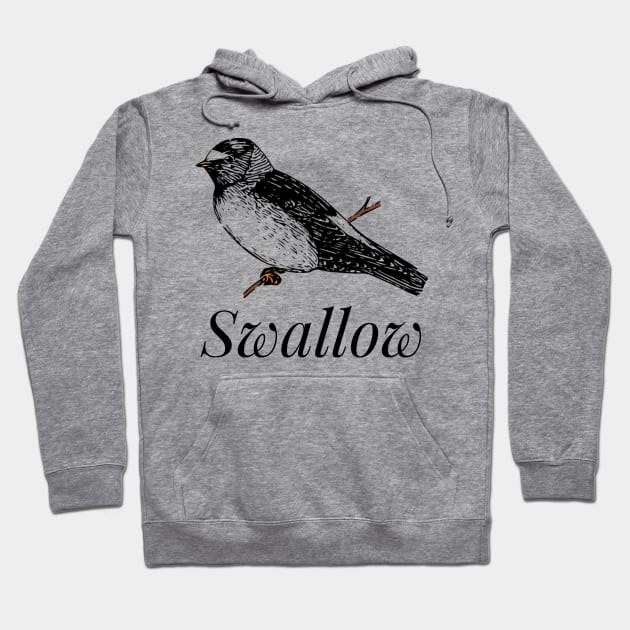 Swallow Hoodie by JasonLloyd